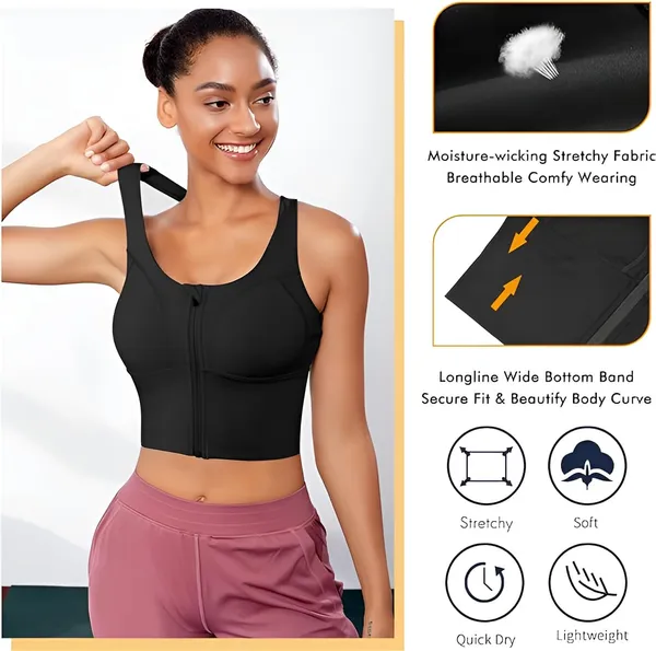 Black_Elite_Performance_Zip-Front_Sports_Bra_|_Longline,_Supportive_Workout_&_Yoga_Top_With_Enhanced_Comfort,_High_Intensity_Bra_For_Women