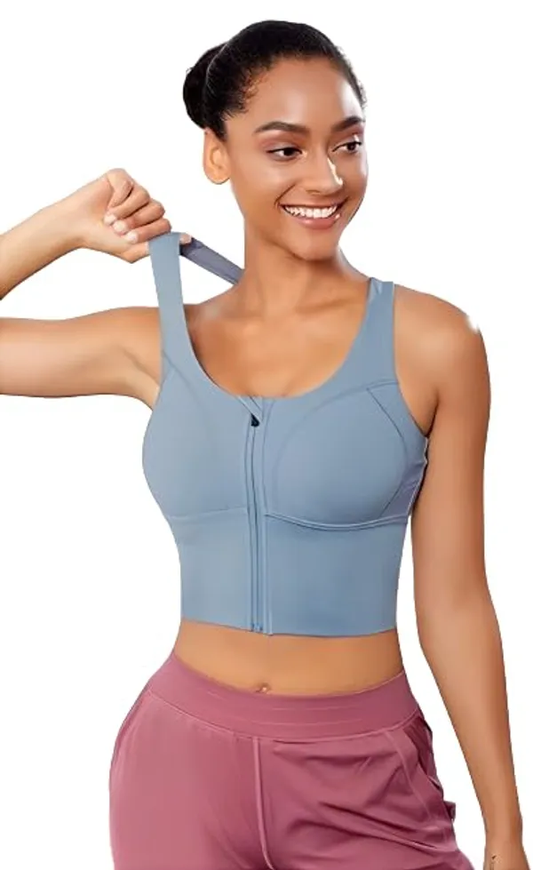 Grey_Elite_Performance_Zip-Front_Sports_Bra_|_Longline,_Supportive_Workout_&_Yoga_Top_With_Enhanced_Comfort,_High_Intensity_Bra_For_Women