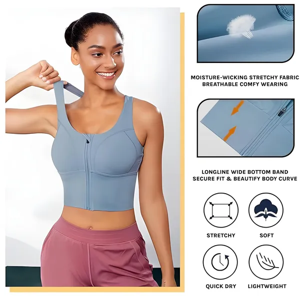 Grey_Elite_Performance_Zip-Front_Sports_Bra_|_Longline,_Supportive_Workout_&_Yoga_Top_With_Enhanced_Comfort,_High_Intensity_Bra_For_Women