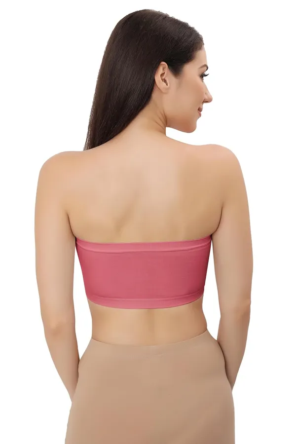 Ballet_Pink_Flexifit_Nylon_Spandex_Tube_Sports_Bra_-_Non-Padded,_Wire-Free_Comfort_&_Seamless_For_Women