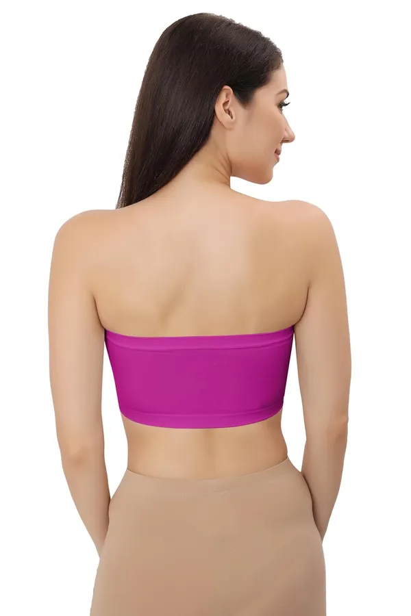Fuschia_Fun_Flexifit_Nylon_Spandex_Tube_Sports_Bra_-_Non-Padded,_Wire-Free_Comfort_&_Seamless_For_Women