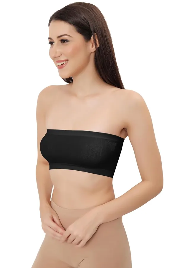 Black_Flexifit_Nylon_Spandex_Tube_Sports_Bra_-_Non-Padded,_Wire-Free_Comfort_&_Seamless_For_Women