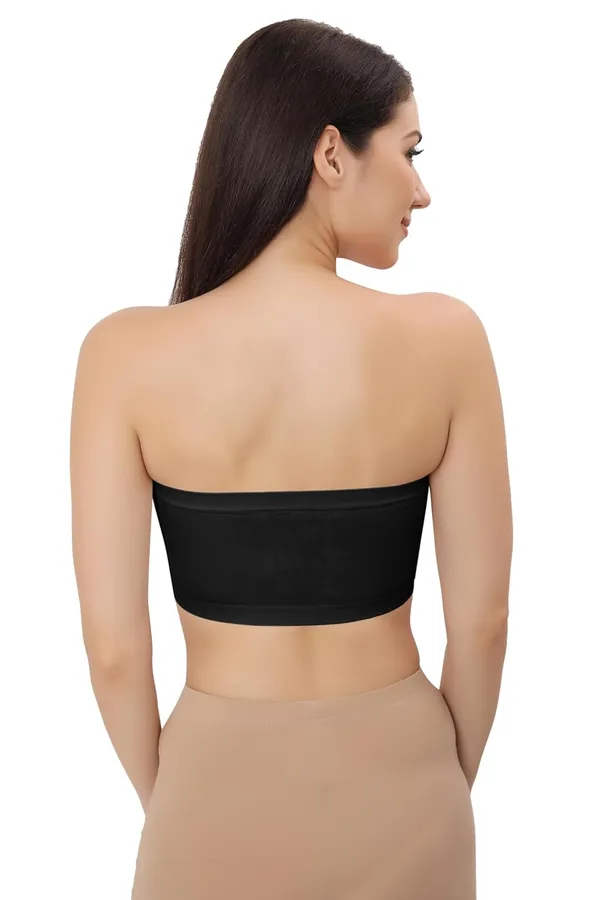 Black_Flexifit_Nylon_Spandex_Tube_Sports_Bra_-_Non-Padded,_Wire-Free_Comfort_&_Seamless_For_Women