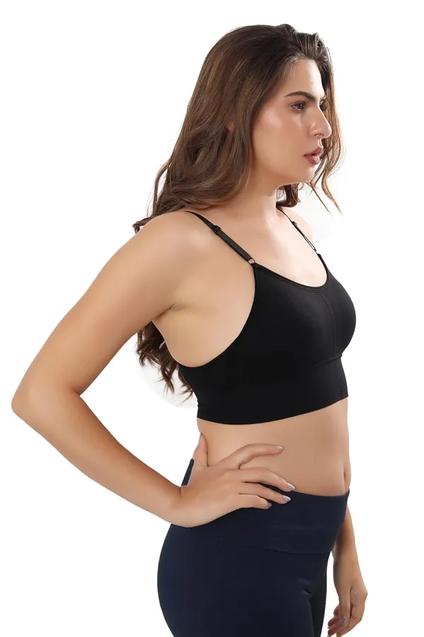 Black_Cotton_Sports_Bra_For_Yoga,_Sports,_Gym_&_Workout_-_Breathable,_Supportive,_And_Stylish_Everyday_Wear_For_Women