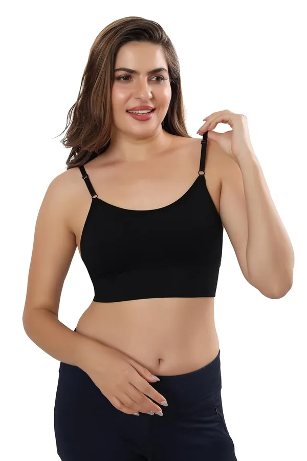 Black_Cotton_Sports_Bra_For_Yoga,_Sports,_Gym_&_Workout_-_Breathable,_Supportive,_And_Stylish_Everyday_Wear_For_Women