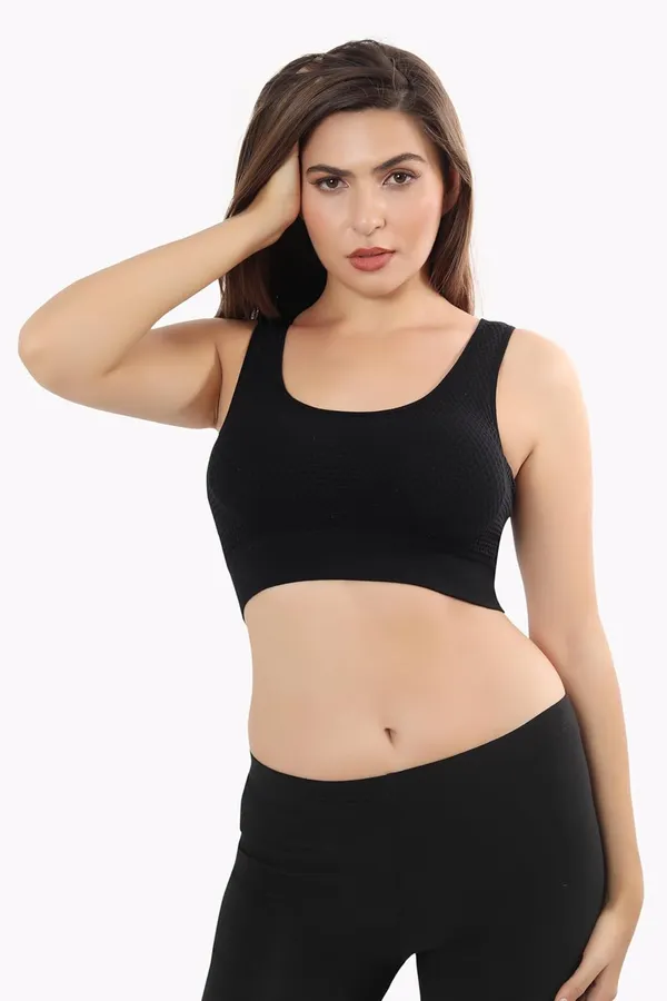 Black_Cotton_Sports_Comfortable_Breathable_&_Antibacterial_Bra_for_Girls_&_Women