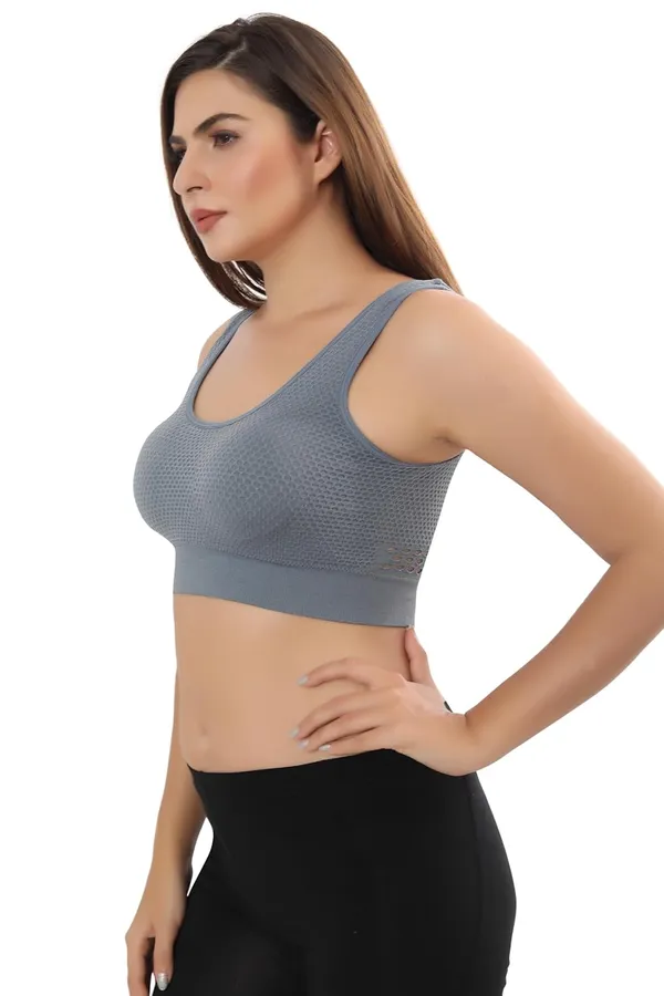 Grey_Breathable_Mesh_Cotton_Sports_Bra,_Anti-Bacterial,_Durable_Sports_Mesh,_Long-Lasting_Comfort_And_Support_For_Women