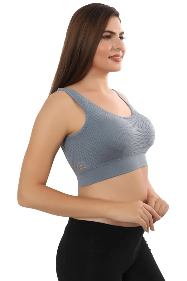 Grey_Breathable_Mesh_Cotton_Sports_Bra,_Anti-Bacterial,_Durable_Sports_Mesh,_Long-Lasting_Comfort_And_Support_For_Women