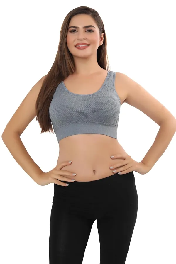 Grey_Breathable_Mesh_Cotton_Sports_Bra,_Anti-Bacterial,_Durable_Sports_Mesh,_Long-Lasting_Comfort_And_Support_For_Women