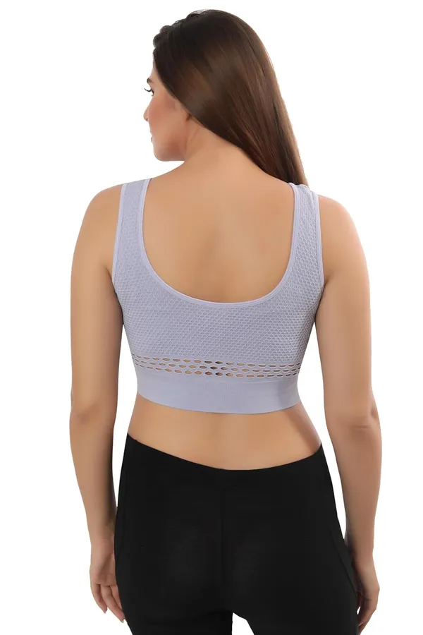 Light_Blue_Breathable_Mesh_Cotton_Sports_Bra,_Anti-Bacterial,_Durable_Sports_Mesh,_Long-Lasting_Comfort_And_Support_For_Women