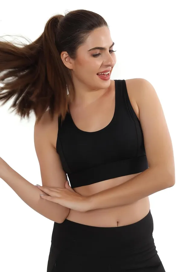 Black_High-Performance_Sports_Bra_With_Breathable_Mesh_Racerback,_Removable_Pads,_Hook_Closure_-_Stylish_&_Supportive_Wear_For_Gym_&_Yoga_For_Women