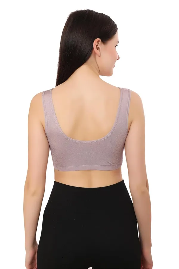 Purple_Lightly_Padded_Front_Open_Maternity/Nursing/Post_Surgery_Bra_|_Everyday_Comfort_|_Nylon_Spandex_Blend__For_Women