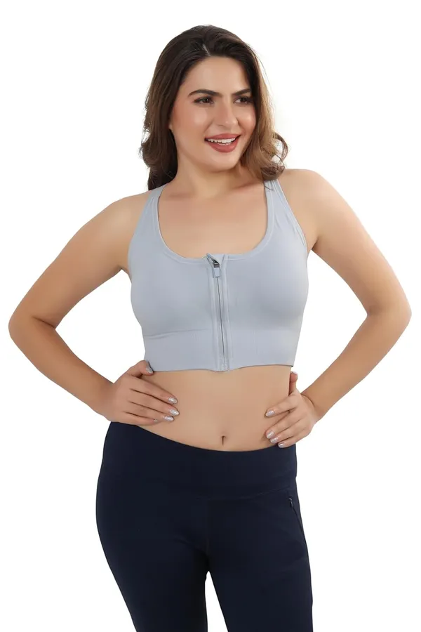 Blue_Front_Zip_Longline_Sports_Bra_With_Removable_Pads_|_Double_Criss_Cross_Back_Support_|_Seamless_Padded_High_Support_For_Women