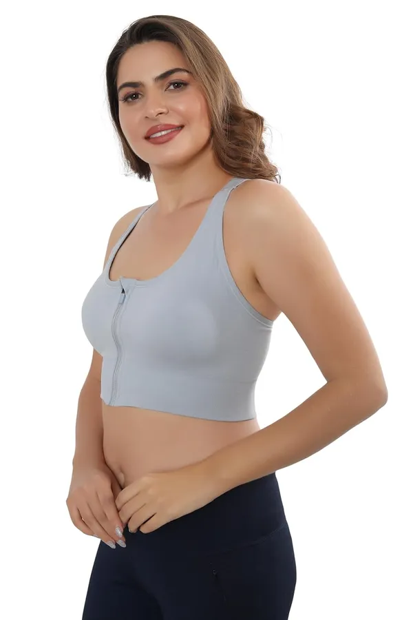 Blue_Front_Zip_Longline_Sports_Bra_With_Removable_Pads_|_Double_Criss_Cross_Back_Support_|_Seamless_Padded_High_Support_For_Women