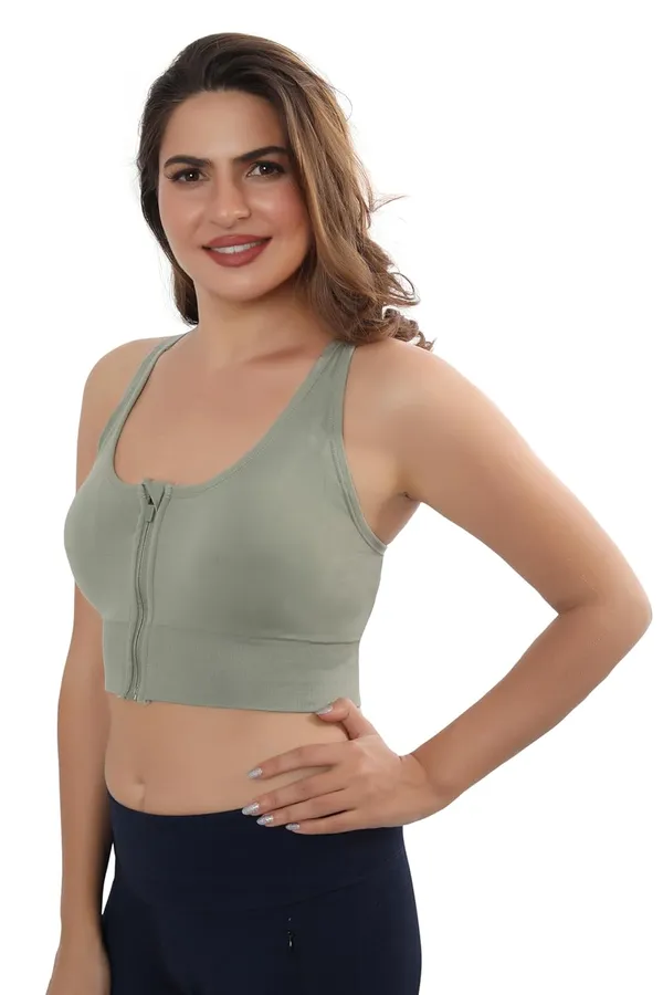 Green_Front_Zip_Longline_Sports_Bra_With_Removable_Pads_|_Double_Criss_Cross_Back_Support_|_Seamless_Padded_High_Support_For_Women