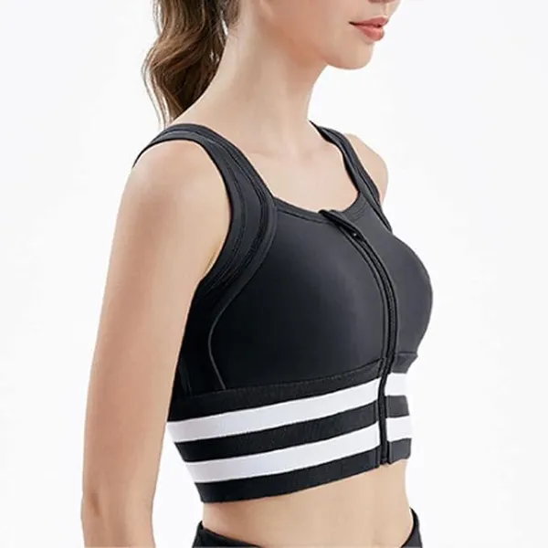 Black_Elite_Performance_Zip-Front_Sports_Bra_|_Longline,_Supportive_Workout_&_Yoga_Top_With_Enhanced_Comfort,_High_Intensity_Bra_For_Women