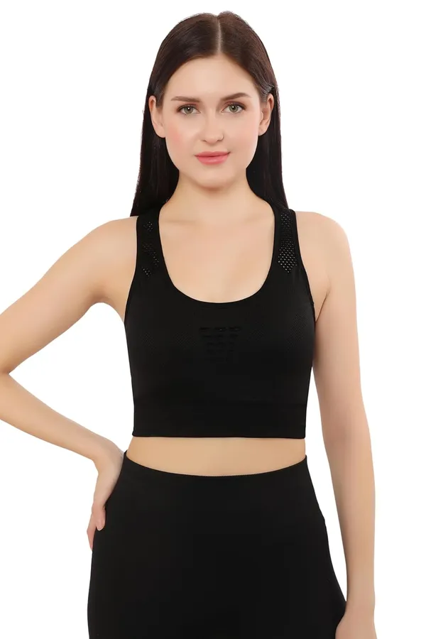 Black_Cotton_Sports_Bra,_High_Impact_Racerback,_Removable_Padding,_Quick_Dry_For_Yoga,_Gym,_Running_For_Women