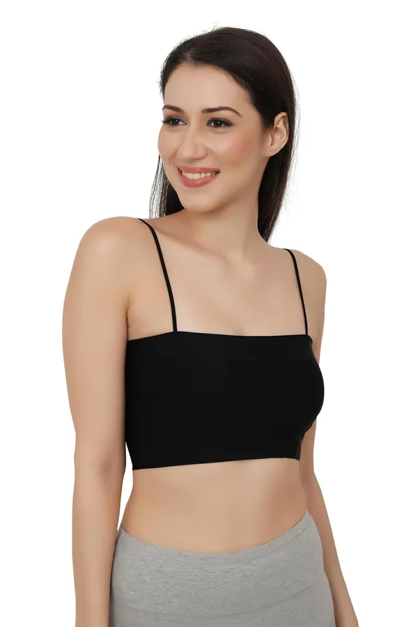 Black_Icy_Silk_Smooth_Tube_Bra_-_Embrace_Comfort_And_Style_|_Everyday_Bra_For_Daily_Use,_Sports,_Yoga_&_Workout_For_Women