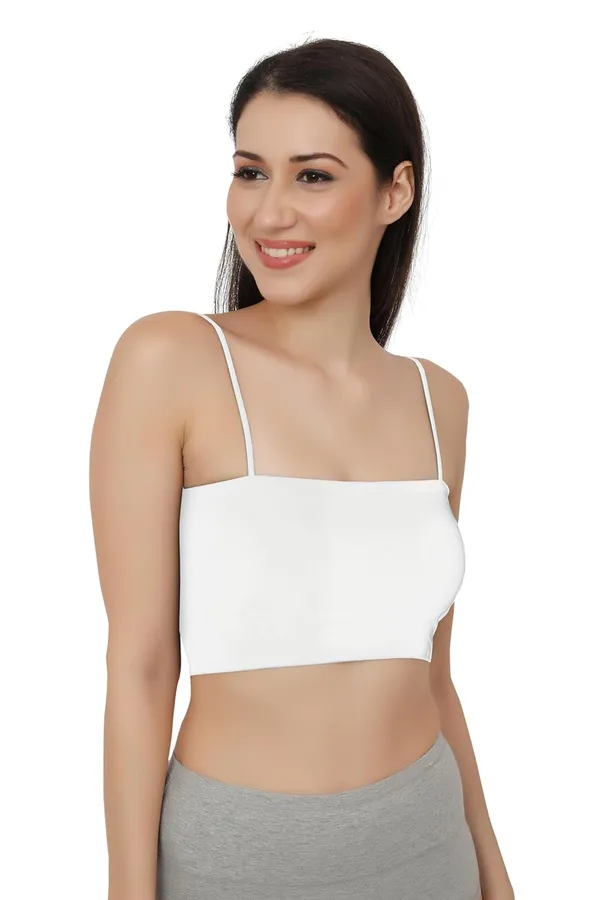White_Icy_Silk_Smooth_Tube_Bra_-_Embrace_Comfort_And_Style_|_Everyday_Bra_For_Daily_Use,_Sports,_Yoga_&_Workout_For_Women