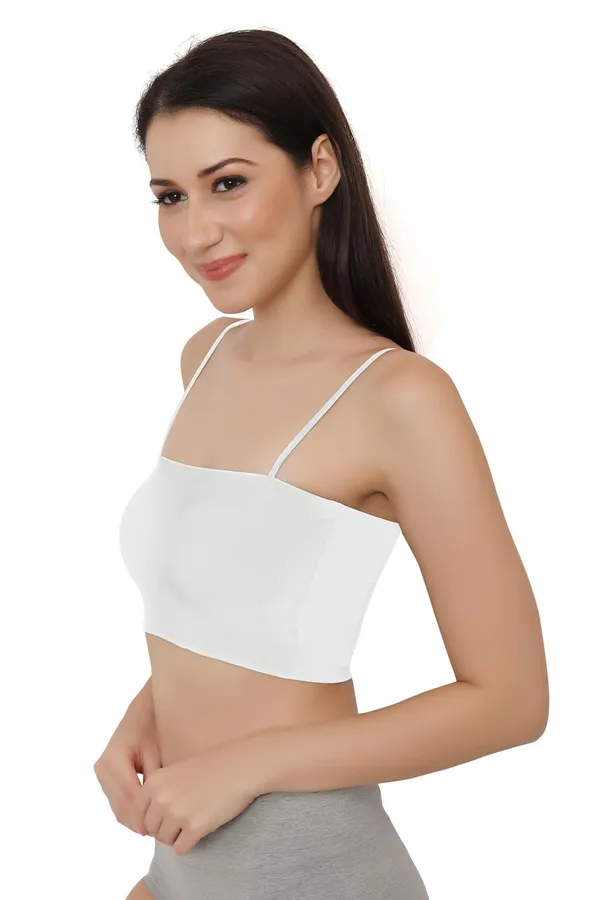 White_Icy_Silk_Smooth_Tube_Bra_-_Embrace_Comfort_And_Style_|_Everyday_Bra_For_Daily_Use,_Sports,_Yoga_&_Workout_For_Women