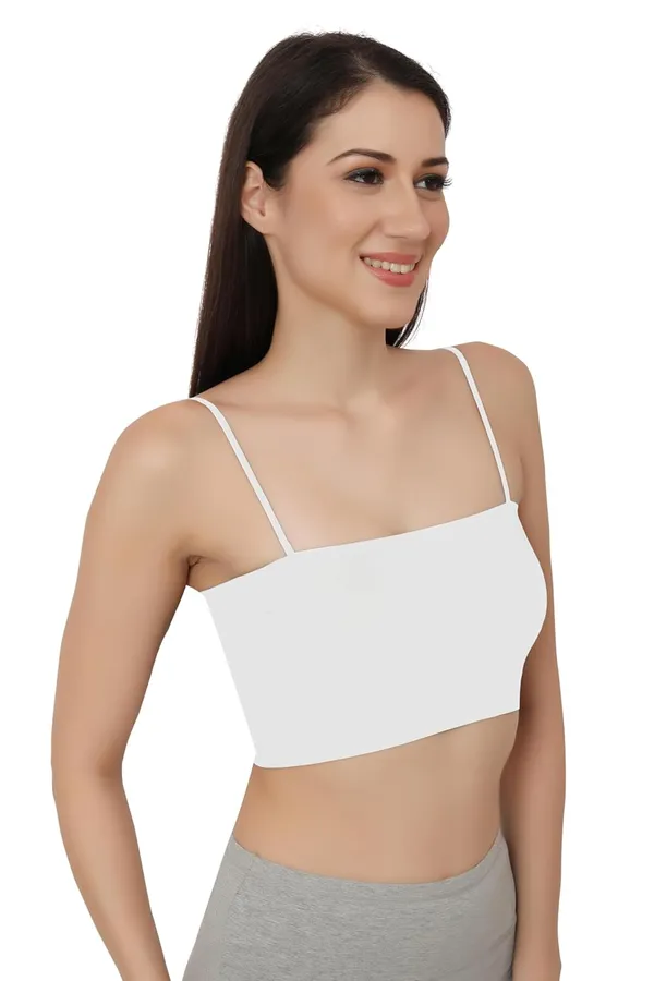 White_Icy_Silk_Smooth_Tube_Bra_-_Embrace_Comfort_And_Style_|_Everyday_Bra_For_Daily_Use,_Sports,_Yoga_&_Workout_For_Women