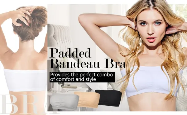 White_Strapless_Comfort_With_Seamless_Bandeau_Tube_Bra_-_Removable_Pads,_Multi-Color_Range,Soft_Nylon-Spandex_Blend,_All-Day_Support_For_Women