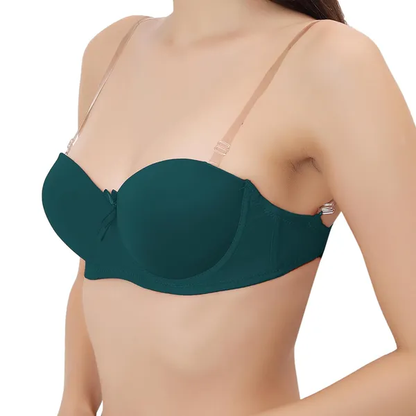 Green_Premium_Padded_Push-Up_Strapless_T-Shirt_Bra_(Designed_In_Europe)_Detachable_Straps,_Wired,_Seamless_For_Women