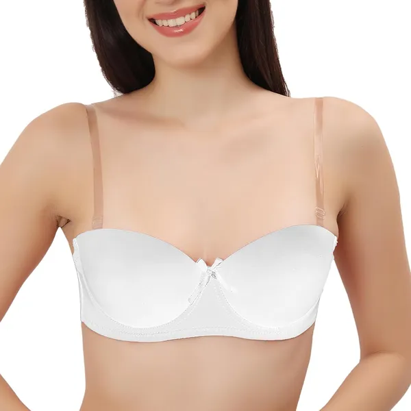 White_Premium_Padded_Push-Up_Strapless_T-Shirt_Bra_(Designed_In_Europe)_Detachable_Straps,_Wired,_Seamless_For_Women