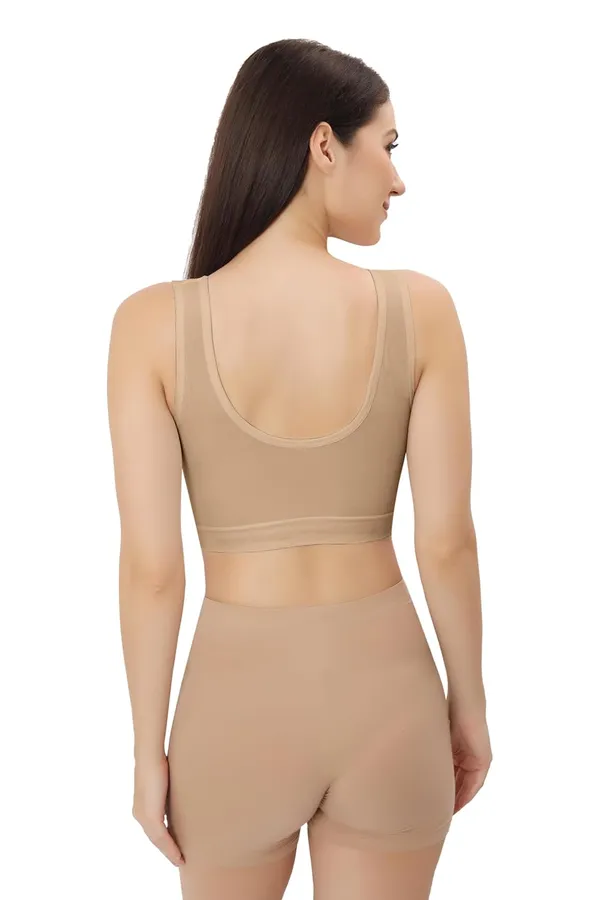 Beige_Ultimate_Comfort_Seamless_Bra_|_Sports_&_Yoga_Breathable_Bra_|_Everyday_Comfort_|_Removable_Pads_For_Women