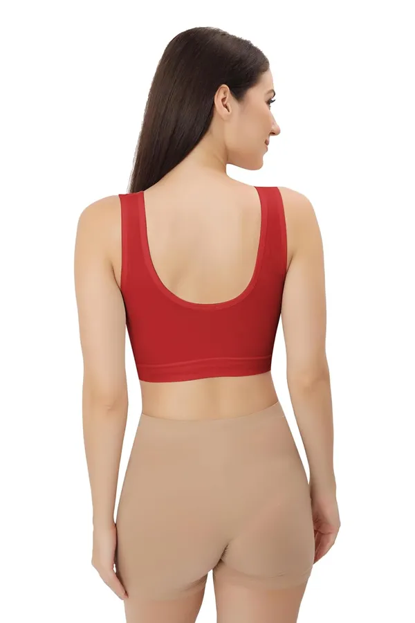 Red_Ultimate_Comfort_Seamless_Bra_|_Sports_&_Yoga_Breathable_Bra_|_Everyday_Comfort_|_Removable_Pads_For_Women