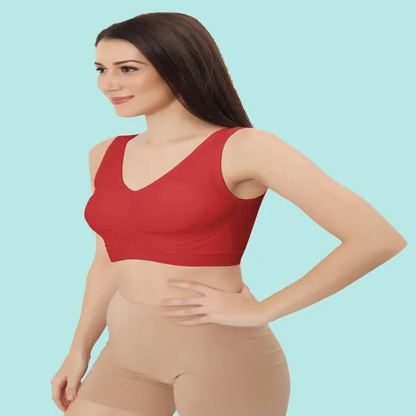 Red_Ultimate_Comfort_Seamless_Bra_|_Sports_&_Yoga_Breathable_Bra_|_Everyday_Comfort_|_Removable_Pads_For_Women