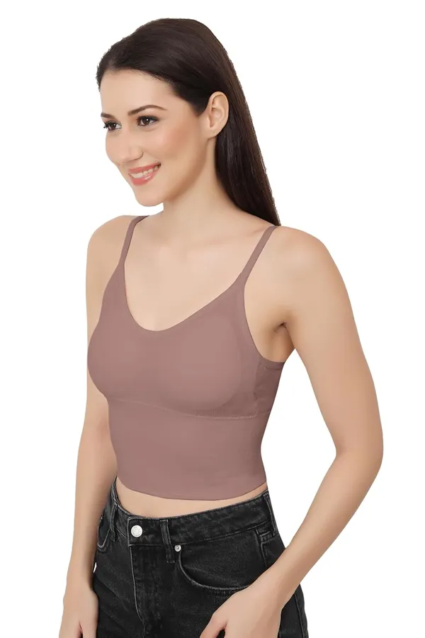Beige_Strappy_Stretch_Sports_Bra_Longline_Yoga_Tank_Top_Fitness_Bra_Workout_Camisole_Crop_Tops__For_Women