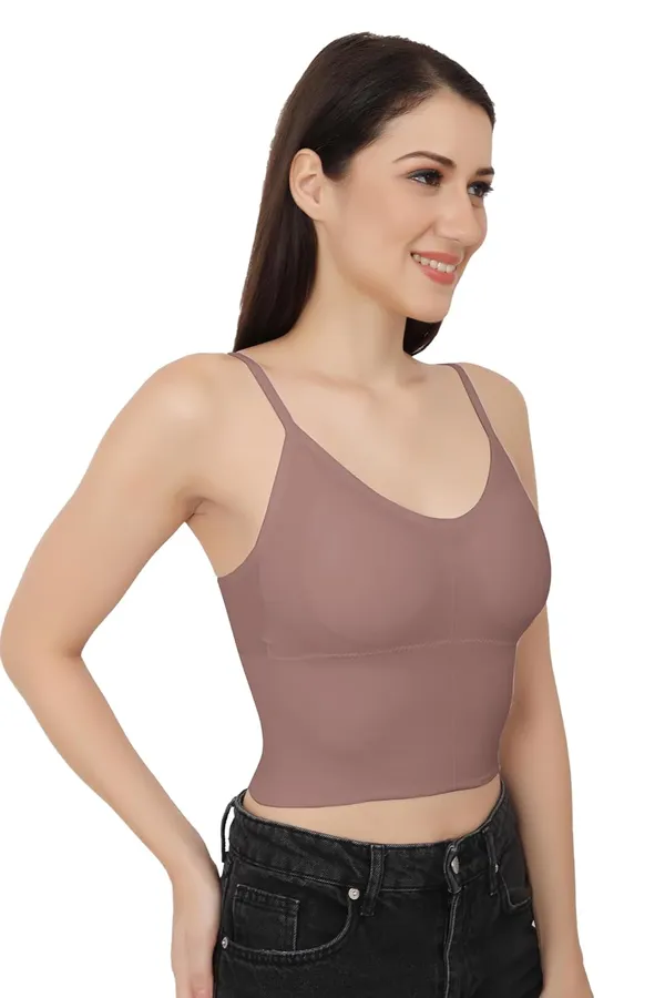 Beige_Strappy_Stretch_Sports_Bra_Longline_Yoga_Tank_Top_Fitness_Bra_Workout_Camisole_Crop_Tops__For_Women
