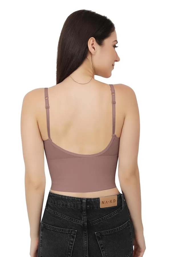Beige_Strappy_Stretch_Sports_Bra_Longline_Yoga_Tank_Top_Fitness_Bra_Workout_Camisole_Crop_Tops__For_Women