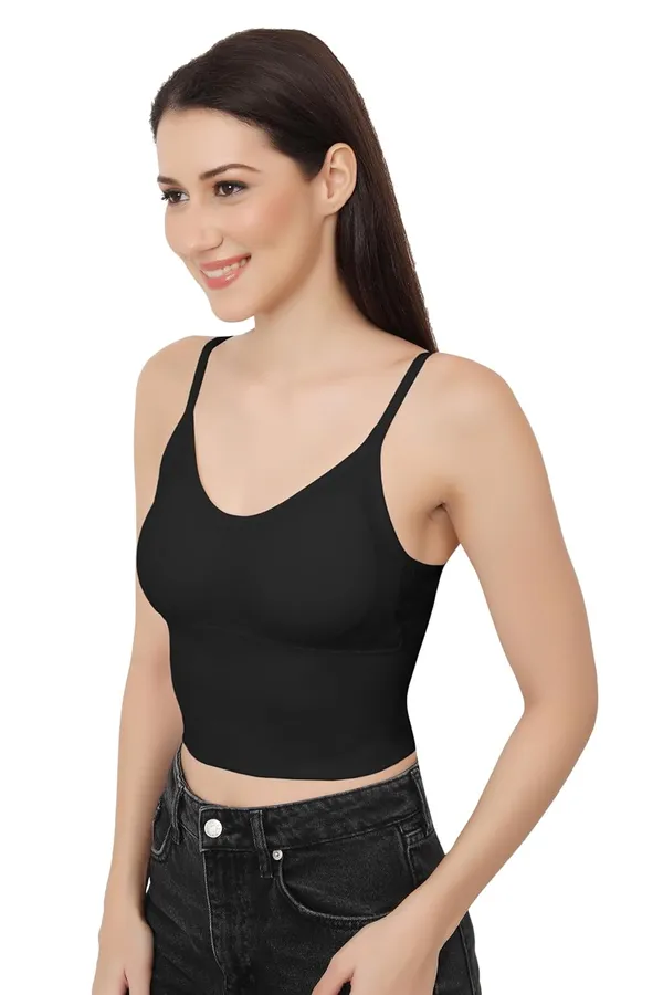 Black_Strappy_Stretch_Sports_Bra_Longline_Yoga_Tank_Top_Fitness_Bra_Workout_Camisole_Crop_Tops__For_Women