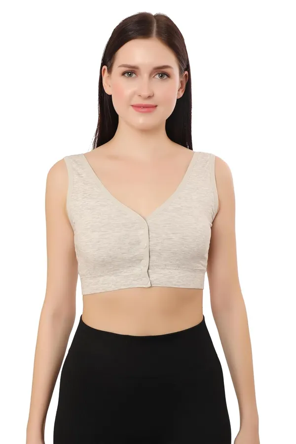 Grey_Plus_Size_Non-Padded_Front_Open_Bra_|_Everyday_Comfort_|_Cotton_Spandex_Fabric_For_Women