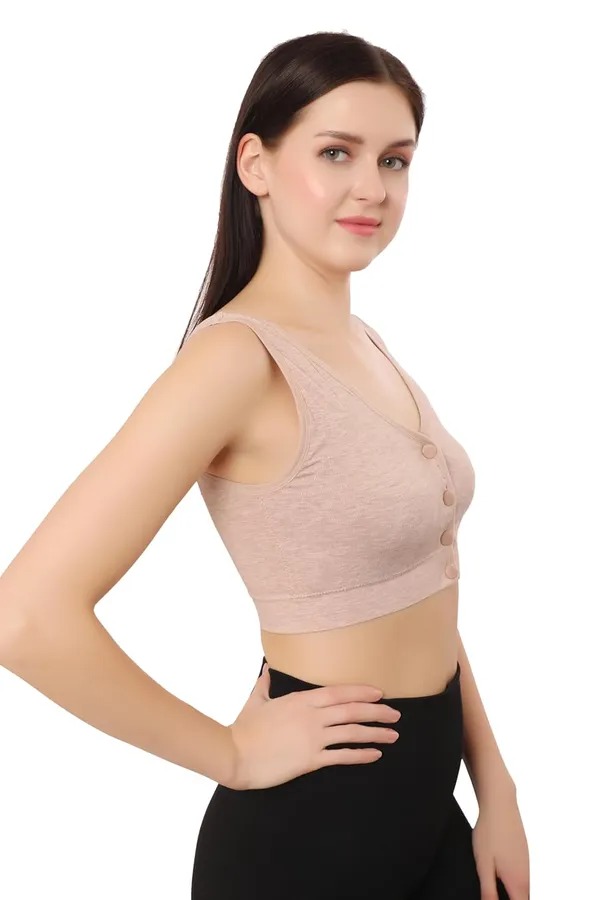 Pink_Plus_Size_Non-Padded_Front_Open_Bra_|_Everyday_Comfort_|__Cotton_Spandex_Fabric__For_Women