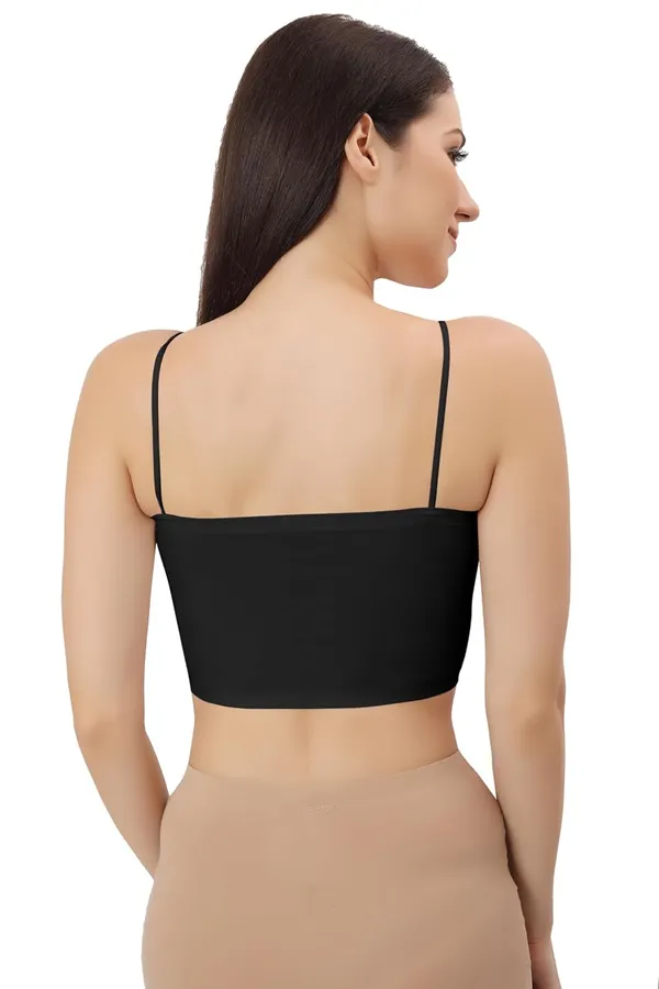 Black_Ice_Silk_Comfort_Camisole_Versatile_Padded_Spaghetti_Strap_Top,_Seamless_Design_For_Women