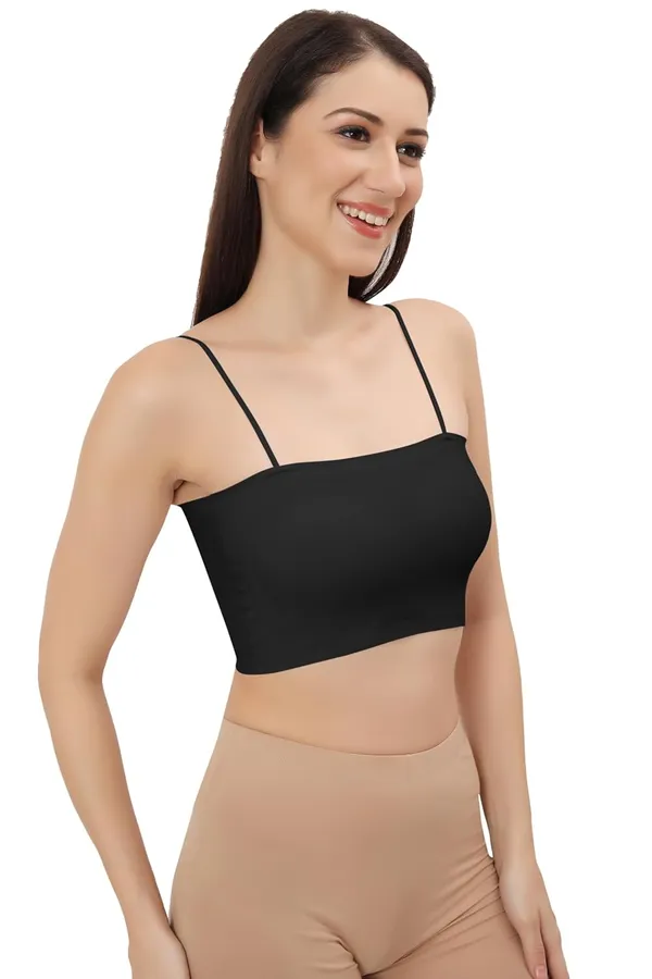 Black_Ice_Silk_Comfort_Camisole_Versatile_Padded_Spaghetti_Strap_Top,_Seamless_Design_For_Women