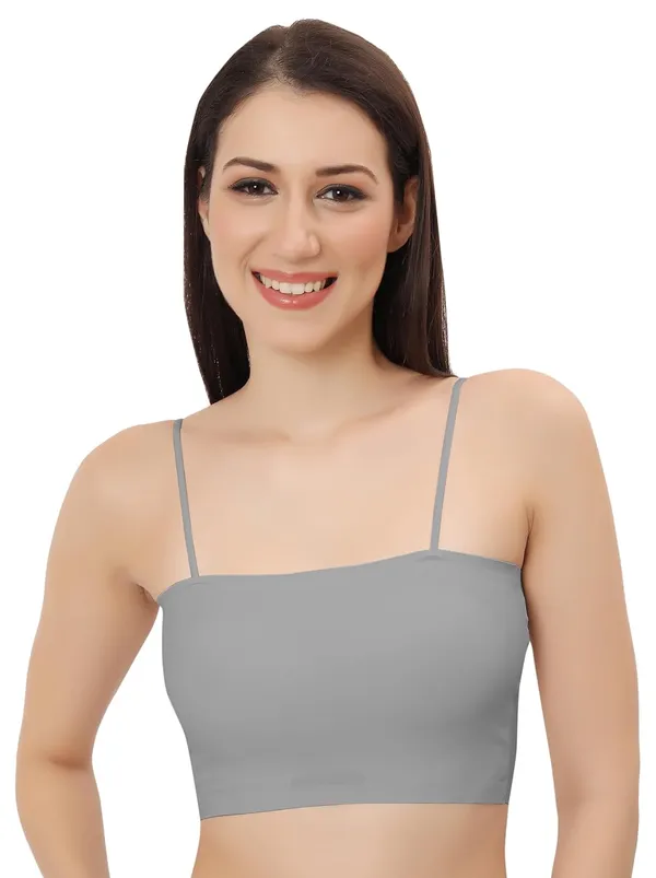 Grey_Ice_Silk_Comfort_Camisole_Versatile_Padded_Spaghetti_Strap_Top,_Seamless_Design_For_Women