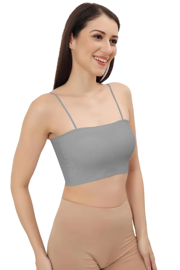 Grey_Ice_Silk_Comfort_Camisole_Versatile_Padded_Spaghetti_Strap_Top,_Seamless_Design_For_Women