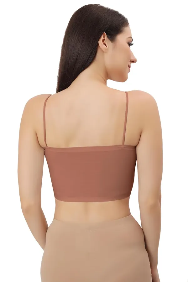 Peach_Ice_Silk_Comfort_Camisole_Versatile_Padded_Spaghetti_Strap_Top,_Seamless_Design_For_Women