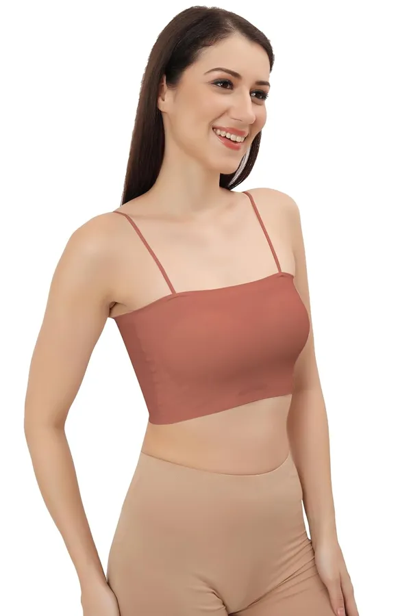 Peach_Ice_Silk_Comfort_Camisole_Versatile_Padded_Spaghetti_Strap_Top,_Seamless_Design_For_Women