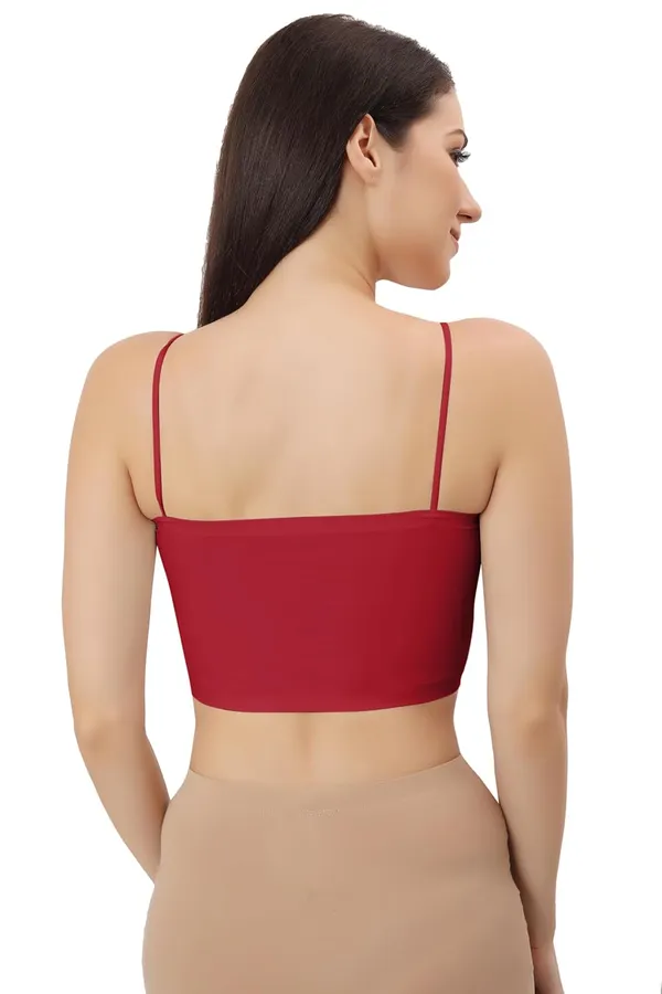 Red_Ice_Silk_Comfort_Camisole_Versatile_Padded_Spaghetti_Strap_Top,_Seamless_Design_For_Women