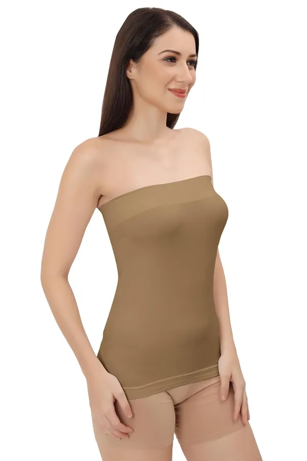 Brown_Flexifit_Seamless_Camisole_Versatile_Strapless_Inner_Tube_Top_For_Women