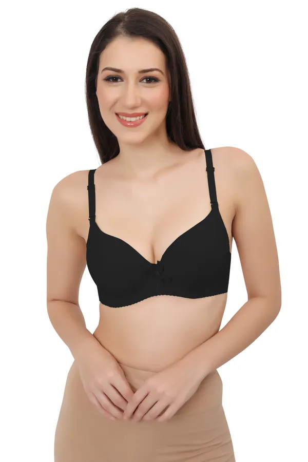 Black_Elegance_Meets_Comfort_Bra_-_Full_Coverage,_Adjustable_Straps,_Rapid_Dry,_Lightweight,_Everyday_Bra,All_Day_Comfort_Wear__For_Women