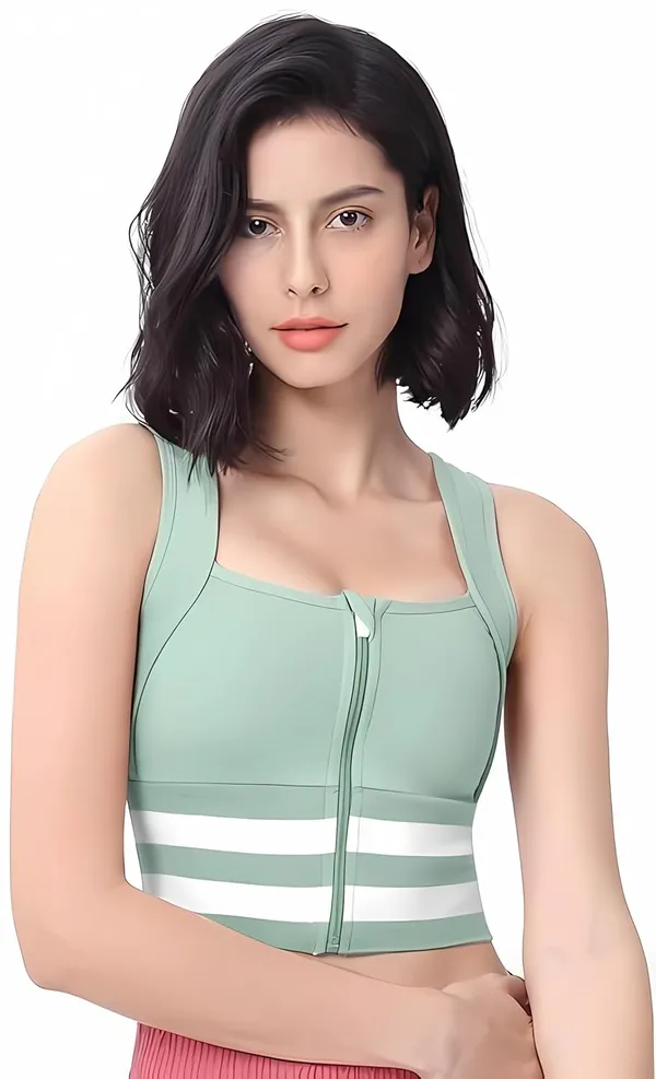 Green_Elite_Performance_Zip-Front_Sports_Bra_|_Longline,_Supportive_Workout_&_Yoga_Top_With_Enhanced_Comfort,_High_Intensity_Bra_For_Women
