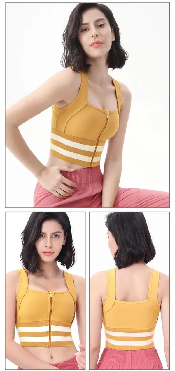 Yellow_Elite_Performance_Zip-Front_Sports_Bra_|_Longline,_Supportive_Workout_&_Yoga_Top_With_Enhanced_Comfort,_High_Intensity_Bra_For_Women