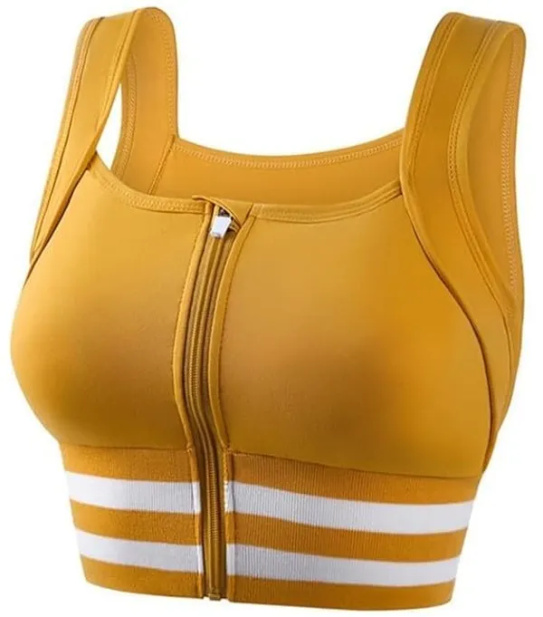 Yellow_Elite_Performance_Zip-Front_Sports_Bra_|_Longline,_Supportive_Workout_&_Yoga_Top_With_Enhanced_Comfort,_High_Intensity_Bra_For_Women