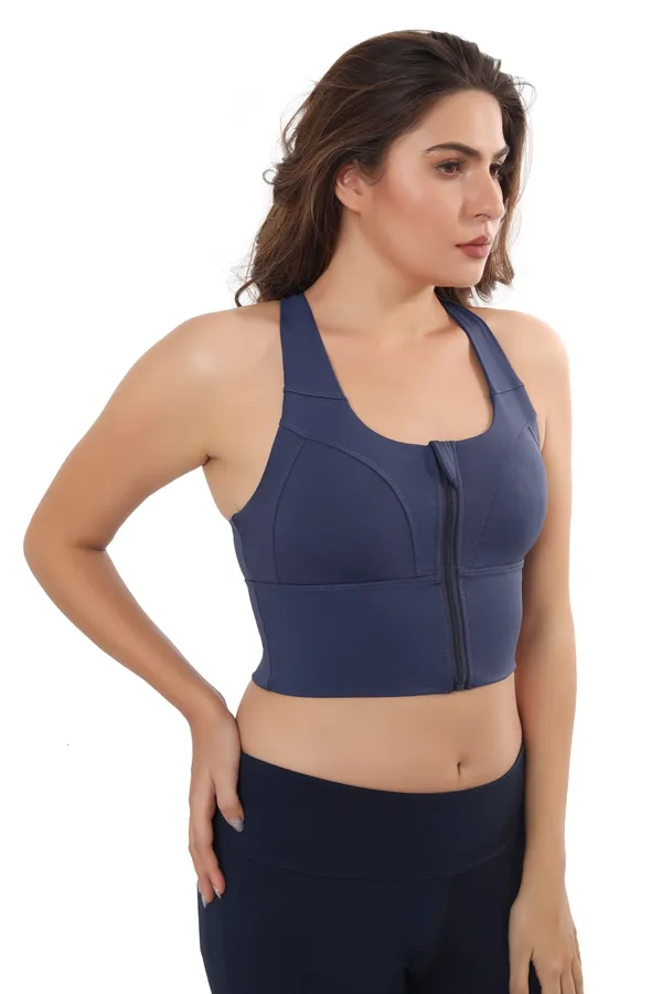 Navy_Blue_Elite_Performance_Zip-Front_Sports_Bra_|_Longline,_Supportive_Workout_&_Yoga_Top_With_Enhanced_Comfort,_High_Intensity_Bra_For_Women